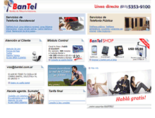 Tablet Screenshot of bantel.com.ar