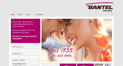 Desktop Screenshot of bantel.de