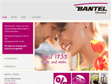 Tablet Screenshot of bantel.de
